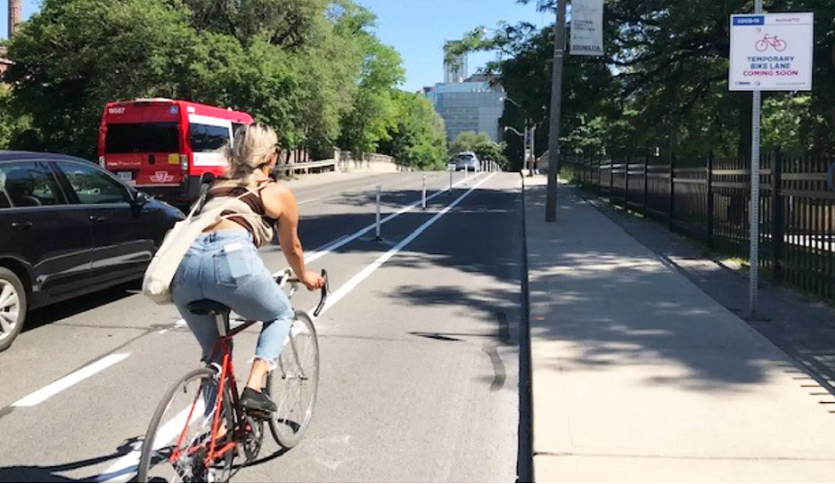 Bike lanes for Toronto's financial centre