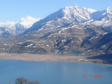 Charvak reservoir Chimgan
